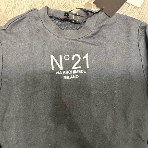 No. 21 Boys Ombré Grey Sweatshirt, Size 4Y - Picture 4 of 5